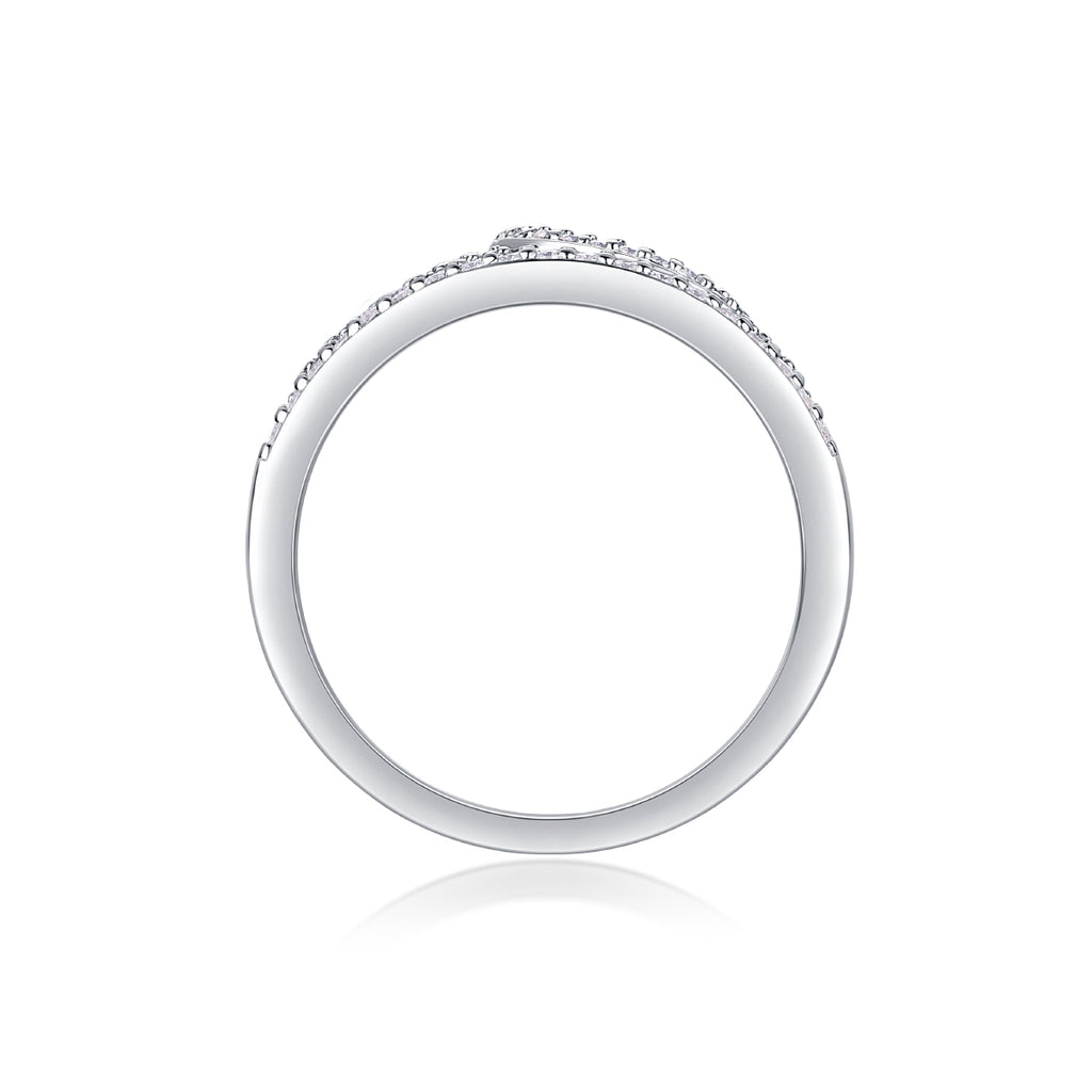 Crown Moissanite Ring