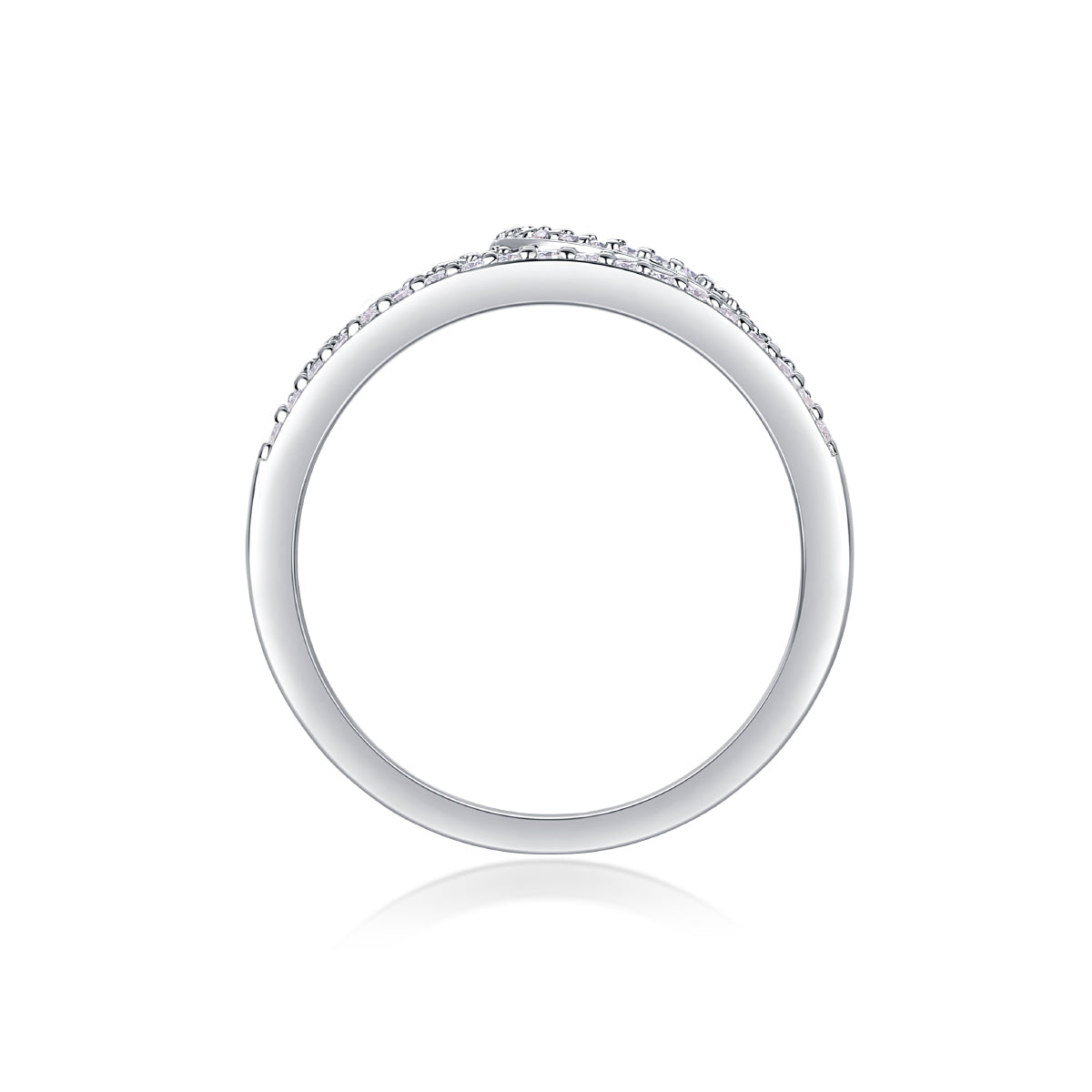 Crown Moissanite Ring