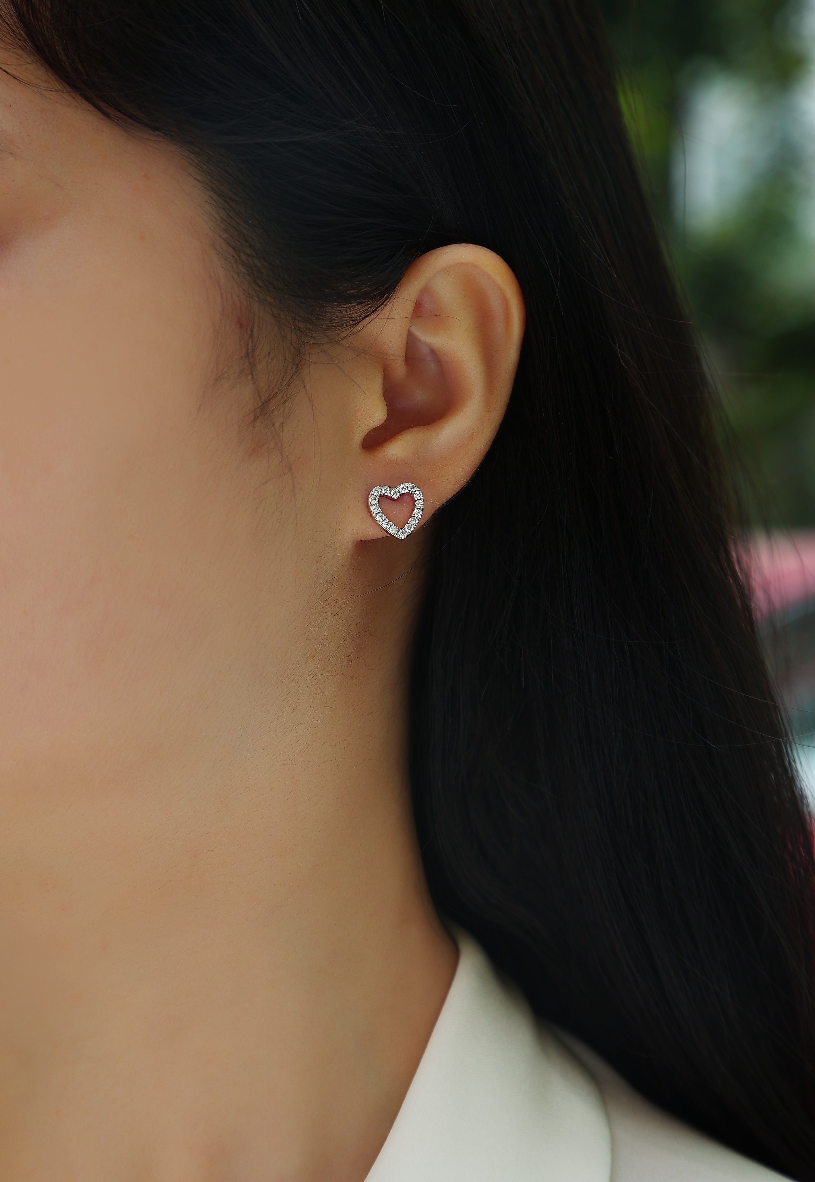 Heart Stud Earrings