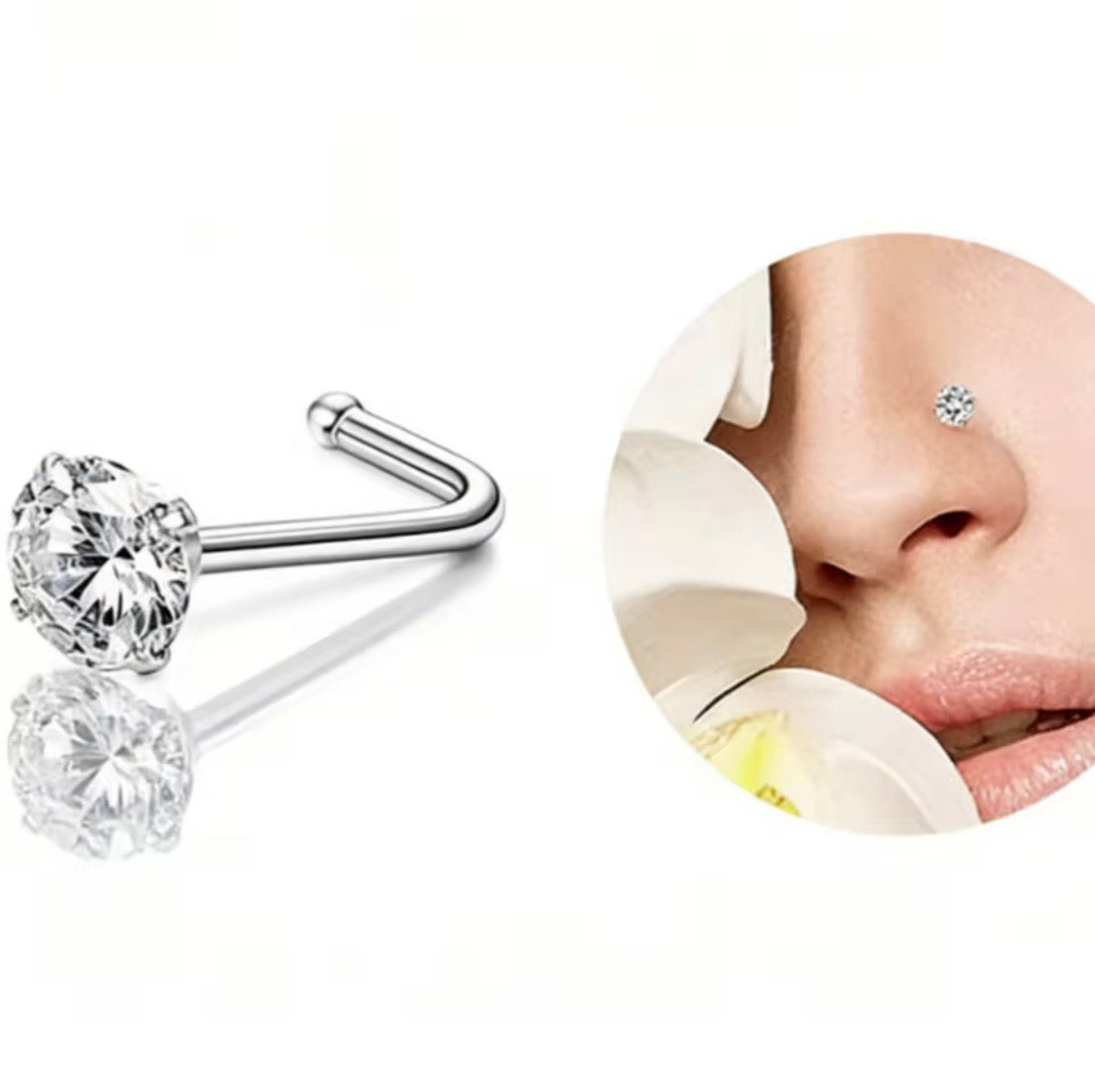 Zircon Nose Stud
