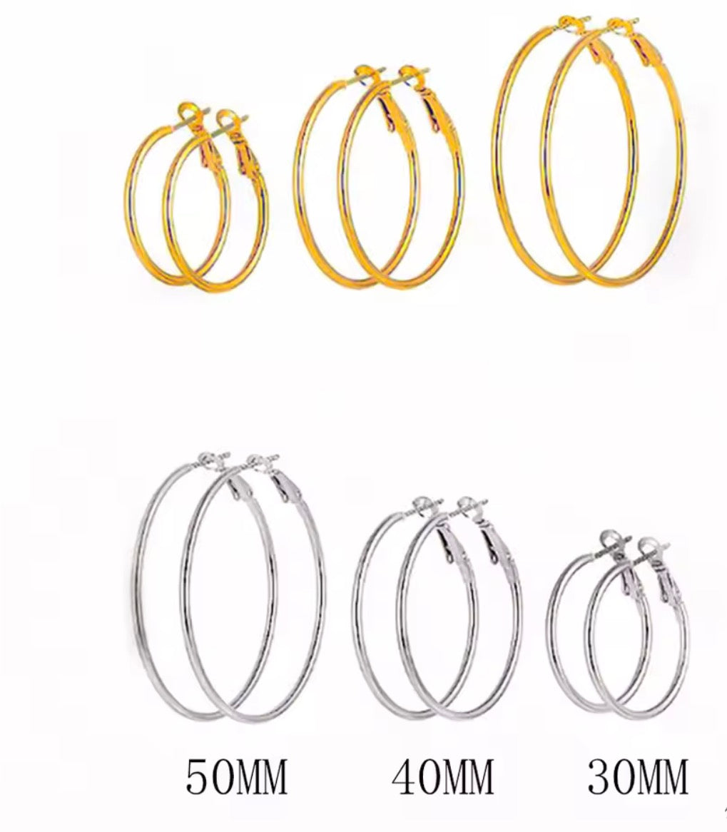 Stainless Steel Hoops