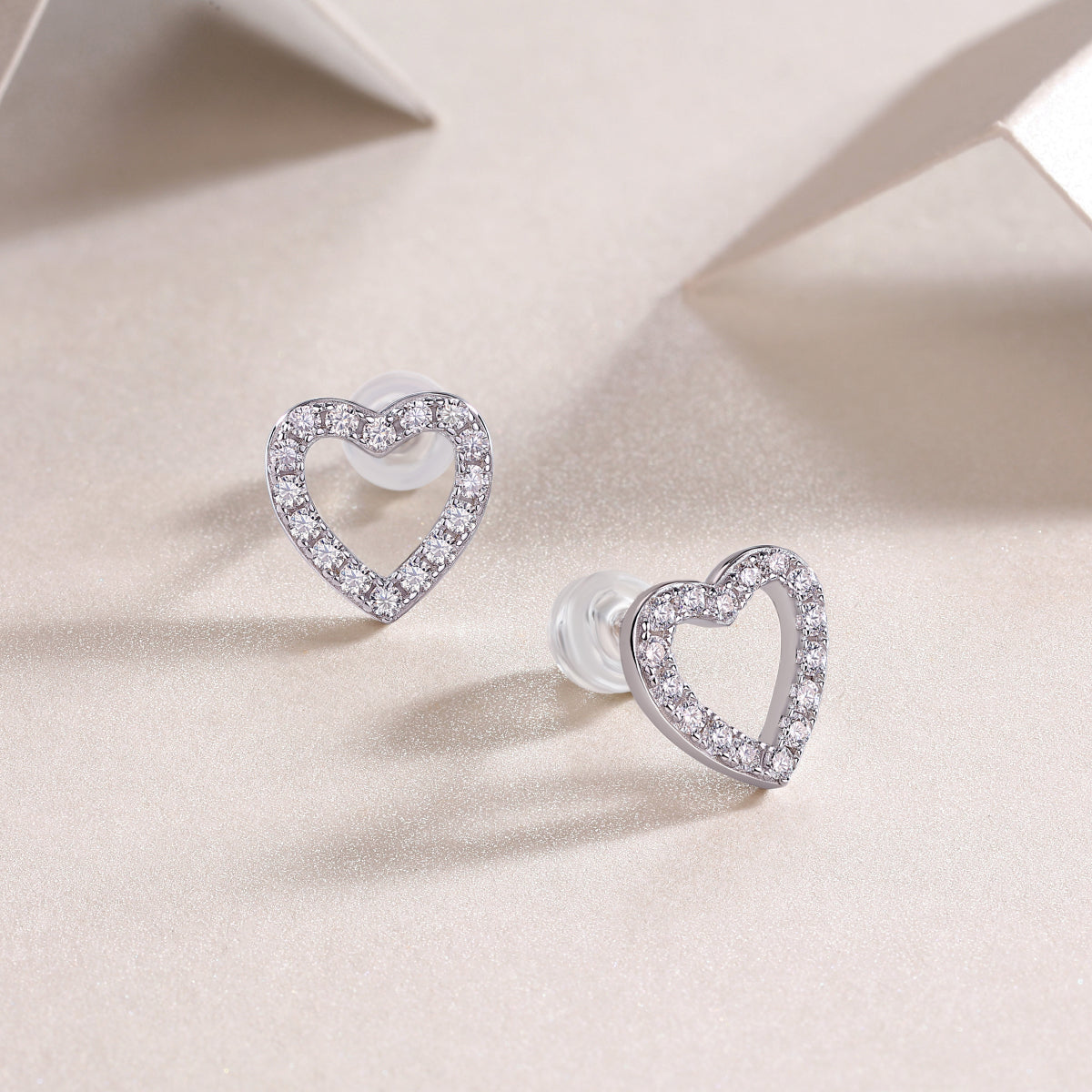Heart Stud Earrings